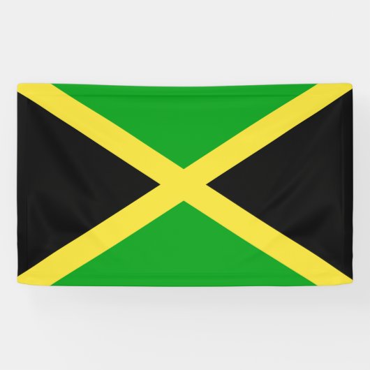 Jamaika-Flagge Banner (Horizontal)