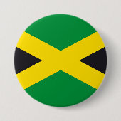 Jamaika-Flagge Button (Vorderseite)