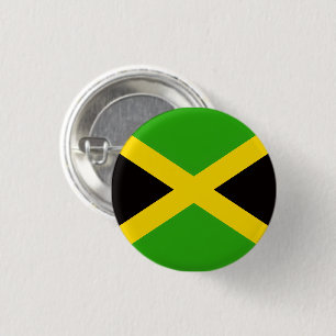 Jamaika-Flagge-Button Jamaikanischer Stolz Button