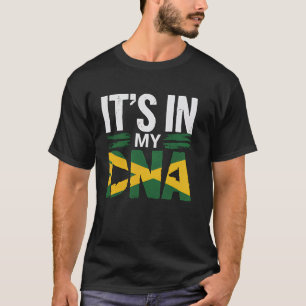Jamaika-Flagge Es ist meine DNA Jamaikanische Wurz T-Shirt