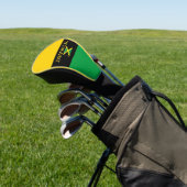 Jamaika-Flagge färbt Golf-Kopf-Abdeckung Golf Headcover (In SItu)