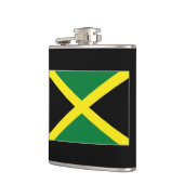 Jamaika-Flagge Flachmann (Links)