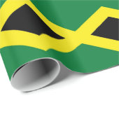 Jamaika-Flagge Geschenkpapier (Rolleneckpunkt)