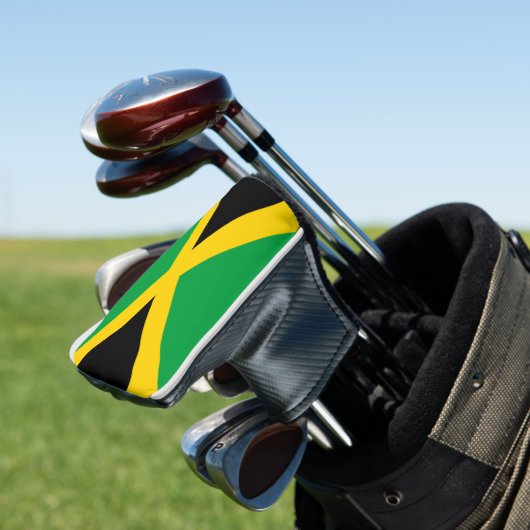 Jamaika-Flagge Golf Headcover (In Situ)