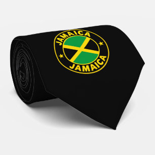 Jamaika-Flagge Halsband, Stylische jamaikanische F Krawatte