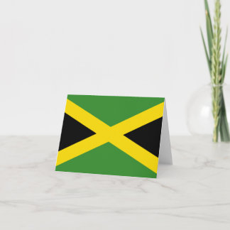 Jamaika-Flagge Karte