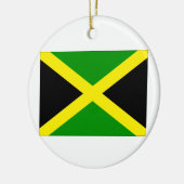 Jamaika-Flagge Keramikornament (Links)