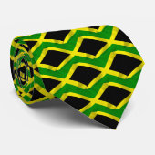 Jamaika-Flagge Krawatte (Gerollt)