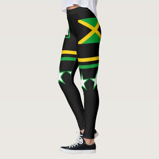 Jamaika-Flagge Leggings (Links)