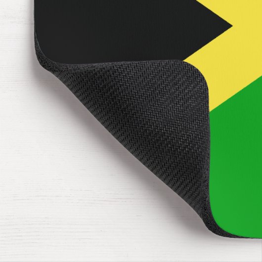Jamaika-Flagge Mousepad (Ecke)