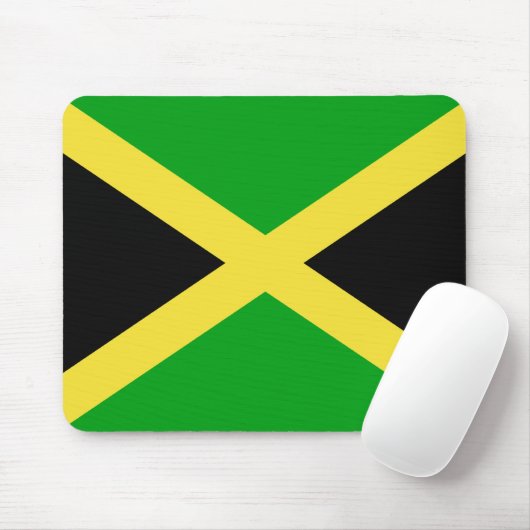 Jamaika-Flagge Mousepad (Mit Mouse)