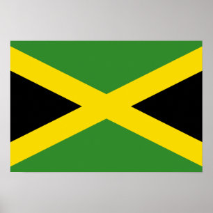 Jamaika-Flagge Poster