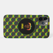 Jamaika-Flagge, Rastafarian-Kopf, Jamaika Case-Mate iPhone Hülle (Rückseite (Horizontal))