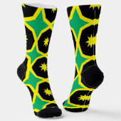 Jamaika-Flagge Socken (Gewinkelt)