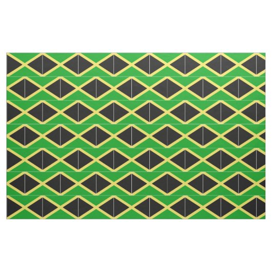 Jamaika-Flagge Stoff (Fat Quarter (45,7 x 55,9 cm))