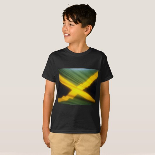 Jamaika-Flagge T-Shirt (Vorne ganz)