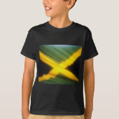 Jamaika-Flagge T-Shirt (Vorderseite)