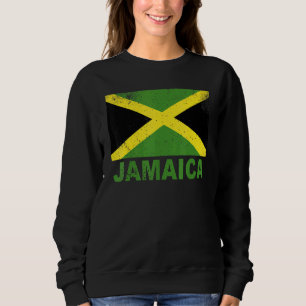 Jamaika-Flagge Vintage Jamaikanische Nationalität  Sweatshirt