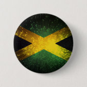 Jamaika-Flaggen-Feuerwerk Button (Vorderseite)