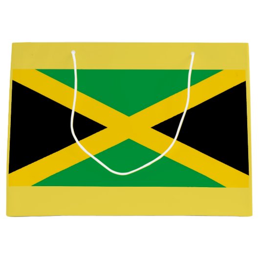 Jamaika-Flaggen-Geschenk-Tasche Große Geschenktüte (Vorderseite)