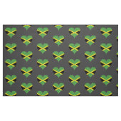 Jamaika-Flaggen-Glänzen schön Stoff (Fat Quarter (45,7 x 55,9 cm))