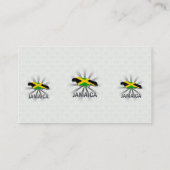 Jamaika-Flaggen-Karte 2,0 Visitenkarte (Rückseite)