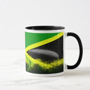 Jamaika-Flaggen-Tasse Tasse