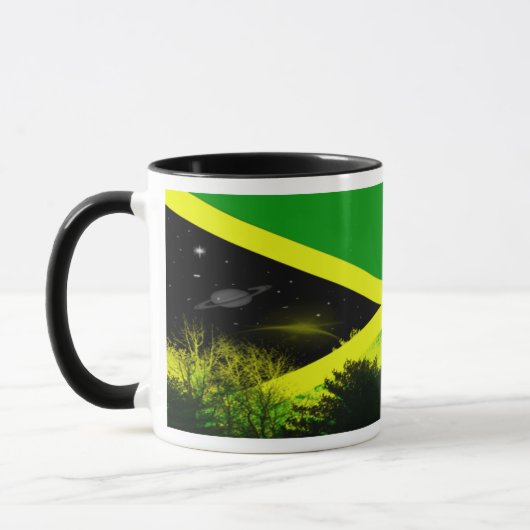 Jamaika-Flaggen-Tasse Tasse (Links)