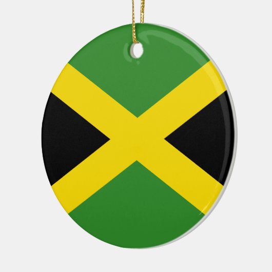 Jamaika-Flaggen-Verzierung Keramikornament (Links)