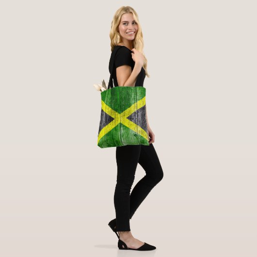 Jamaika-Flaggengrundierung Tasche (Am Model)