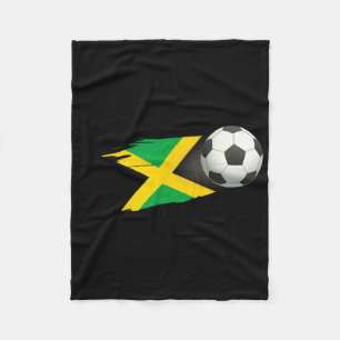 Jamaika Footll Ll Jamaika-Flaggen-Trikot - Jamaika Fleecedecke