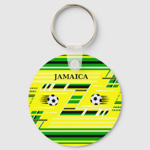 Jamaika-Fußball Schlüsselanhänger