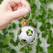 Jamaika-Fußball Schlüsselanhänger (Hand)