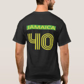 JAMAIKA-FUSSBALL T-Shirt (Rückseite)