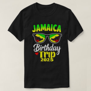 Jamaika Geburtstagsreise 2025 Sonnen Familienabsch T-Shirt