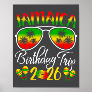 Jamaika Geburtstagsreise Urlaub Sommer 2026 Outfit Poster