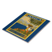 Jamaika - Gedicht der Tropen (Vintage Poster) Fliese (Seite)