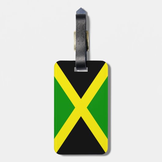 Jamaika Gepäckanhänger (Rückseite vertikal)