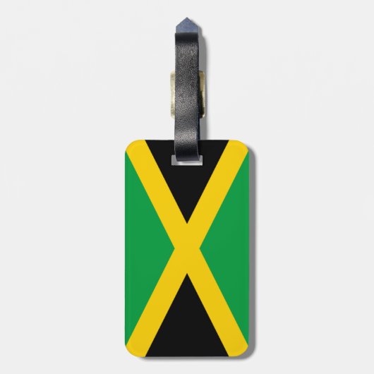 Jamaika Gepäckanhänger (Rückseite vertikal)