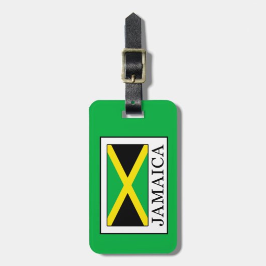 Jamaika Gepäckanhänger (Vorderseite vertikal)