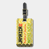 JAMAIKA-Gepäckanhänger Gepäckanhänger (Vorderseite vertikal)