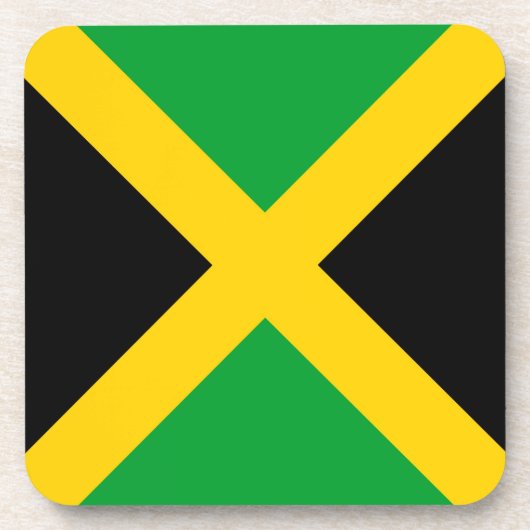 Jamaika Getränkeuntersetzer (Vorderseite)