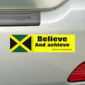 Jamaika glaubt Slogan-Autoaufkleber Autoaufkleber (Auf Auto)