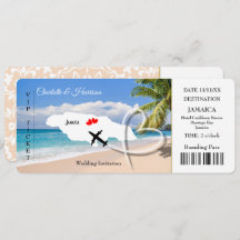 Jamaika Hochzeit in Urlaubsort Ticket Pass