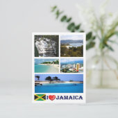 Jamaika - I Liebe - Postkarte (Stehend Vorderseite)