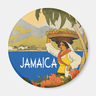 Jamaika im Vintage-Reisestil Magnet