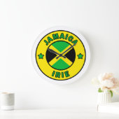 Jamaika Irie Große Wanduhr (Zuhause)