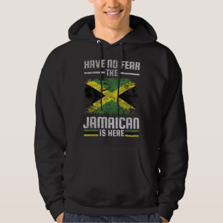 Jamaika ist hier jamaikanische Flagge über Jamaika Hoodie