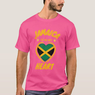 Jamaika ist in meinem Herzen die jamaikanische Fla T-Shirt