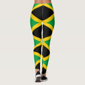 Jamaika Jamaika Flag Green Gold & Black Leggings (Rückseite)